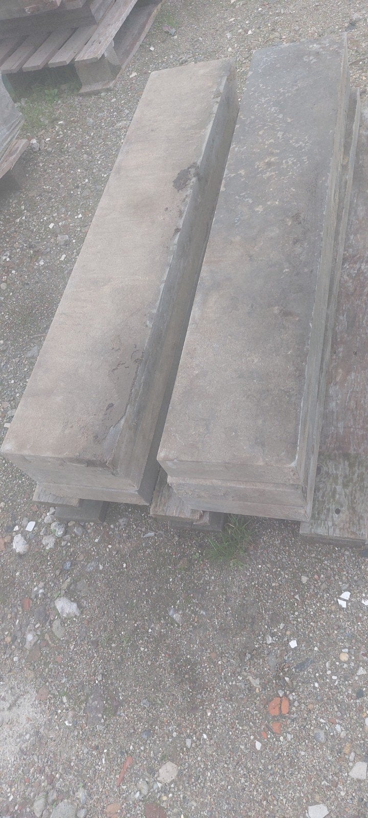 6 opsluitbanden Chinees hardsteen, 100x20x6 cm., Tuin en Terras, Ophalen, Natuursteen, Terrastegels