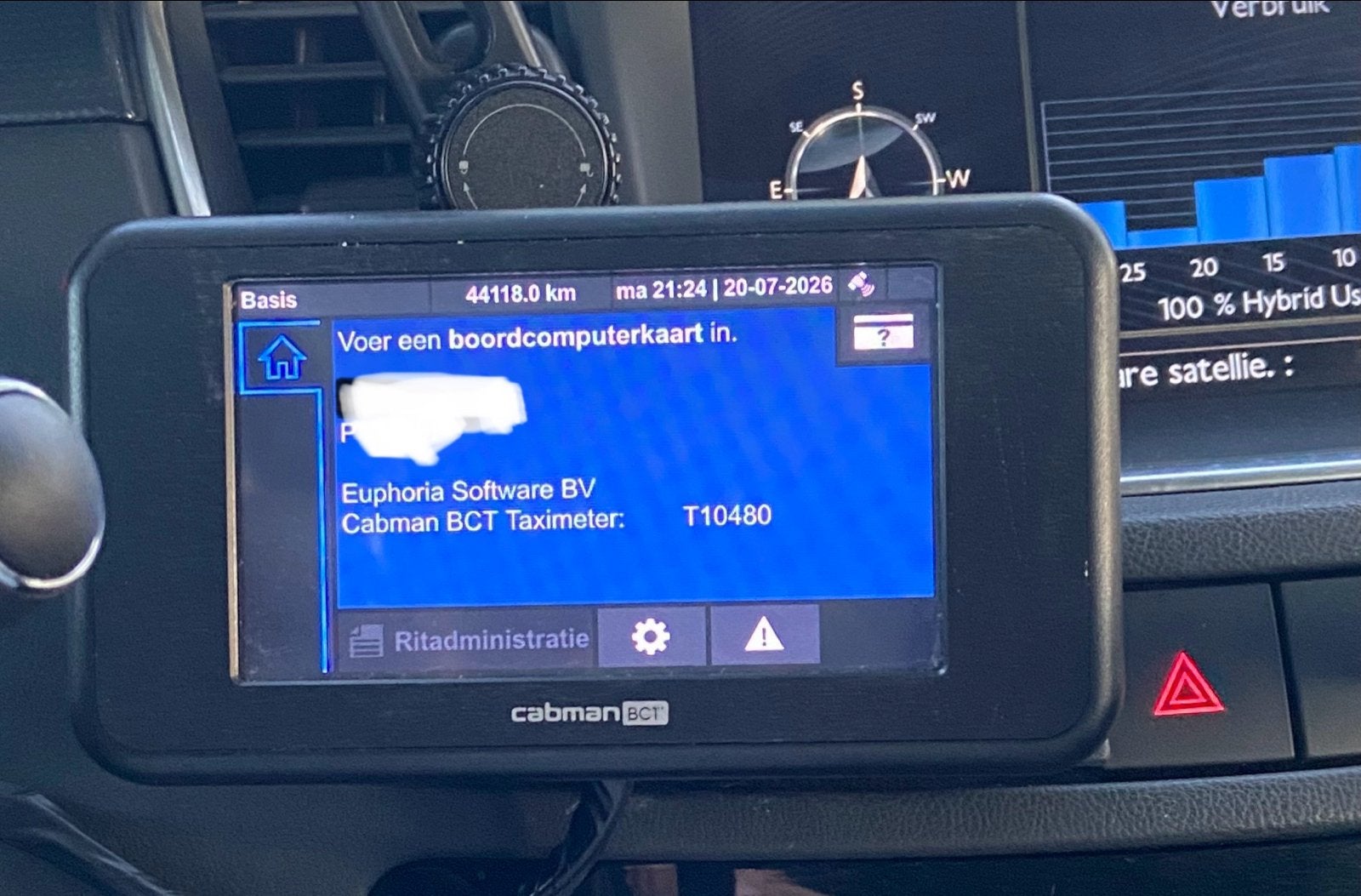 Cabman BCT Taximeter Boordcomputer, Auto diversen, Auto-accessoires, Gebruikt, Ophalen of Verzenden