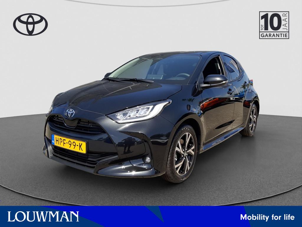 Toyota Yaris 1.5 Hybrid 115 Dynamic | Blind Spot Monitor | S, Auto's, Toyota, 12 maanden, Zwart, Bedrijf, Hybride Elektrisch/Benzine