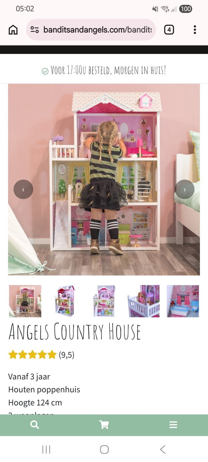 Nieuw Angels Country House Poppenhuis - Ongeopend