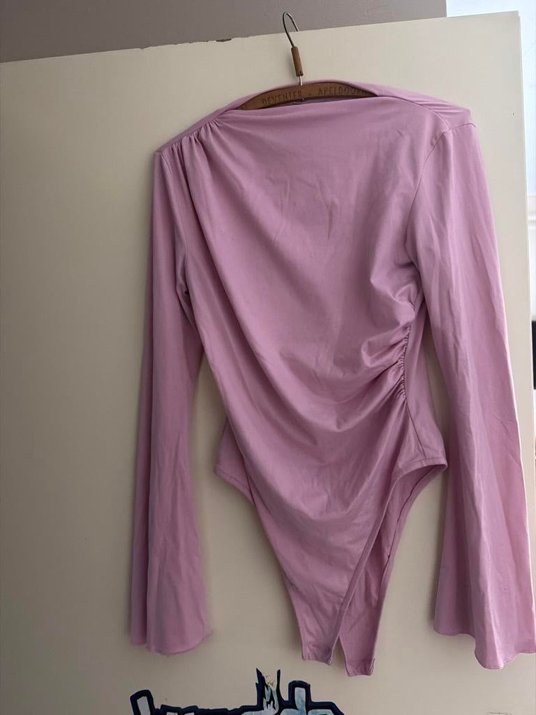 Roze body met lange mouwen, Maat 38/40 (M), Ophalen of Verzenden, Lange mouw, Roze