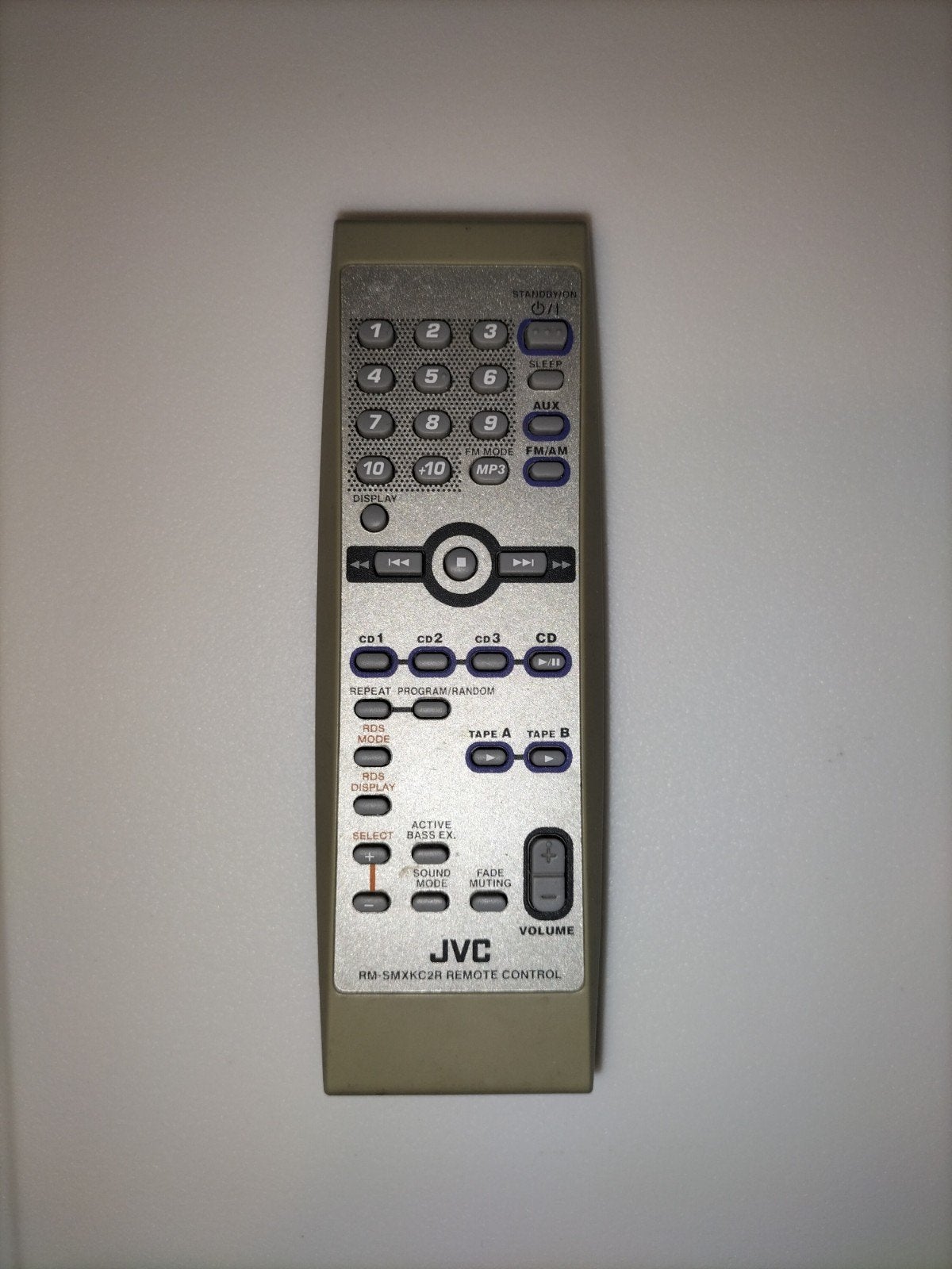 Originele JVC RM-SMXKC2R Afstandsbediening, Ophalen of Verzenden, Gebruikt, Origineel, Receiver of Versterker