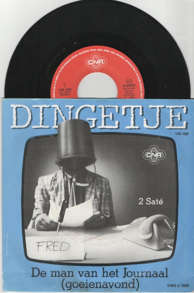Dingetje – De Man Van Het Journaal, Ophalen of Verzenden, Zo goed als nieuw, 7 inch, Overige genres
