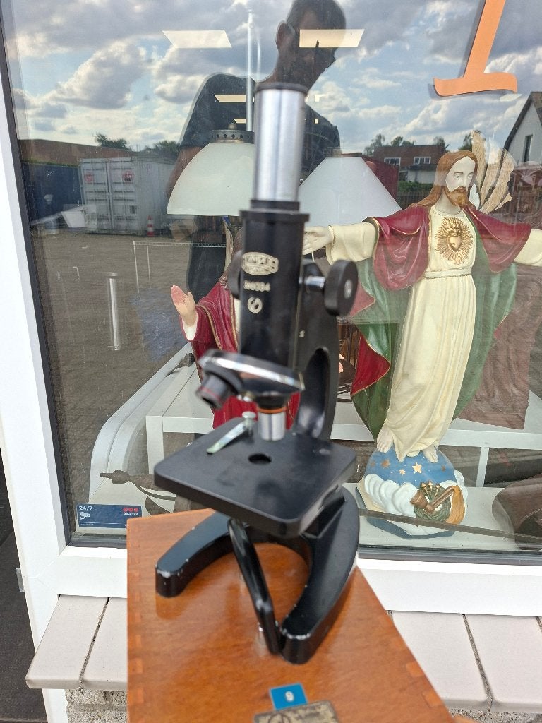microscoop olympus tokyo in houten kist, Ophalen of Verzenden