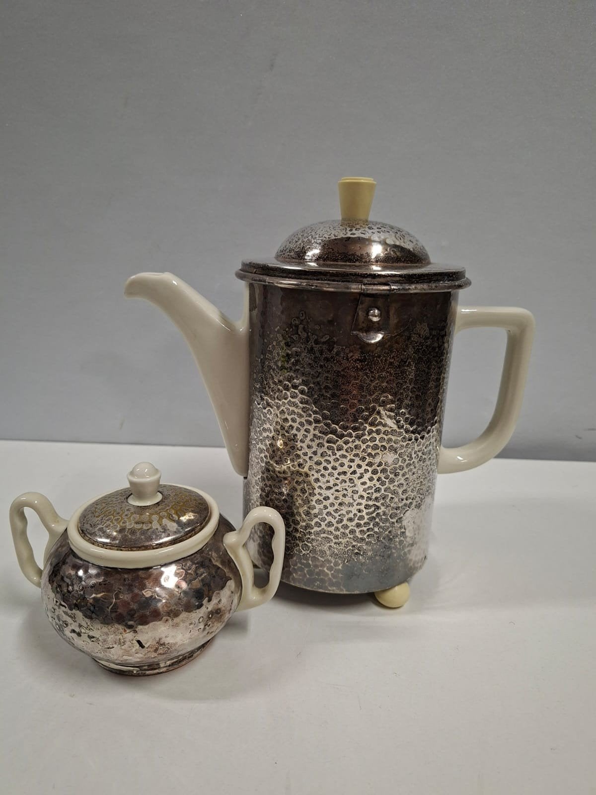 Vintage Bauscher Weiden Koffie- en Suikerpot Set, Ophalen of Verzenden