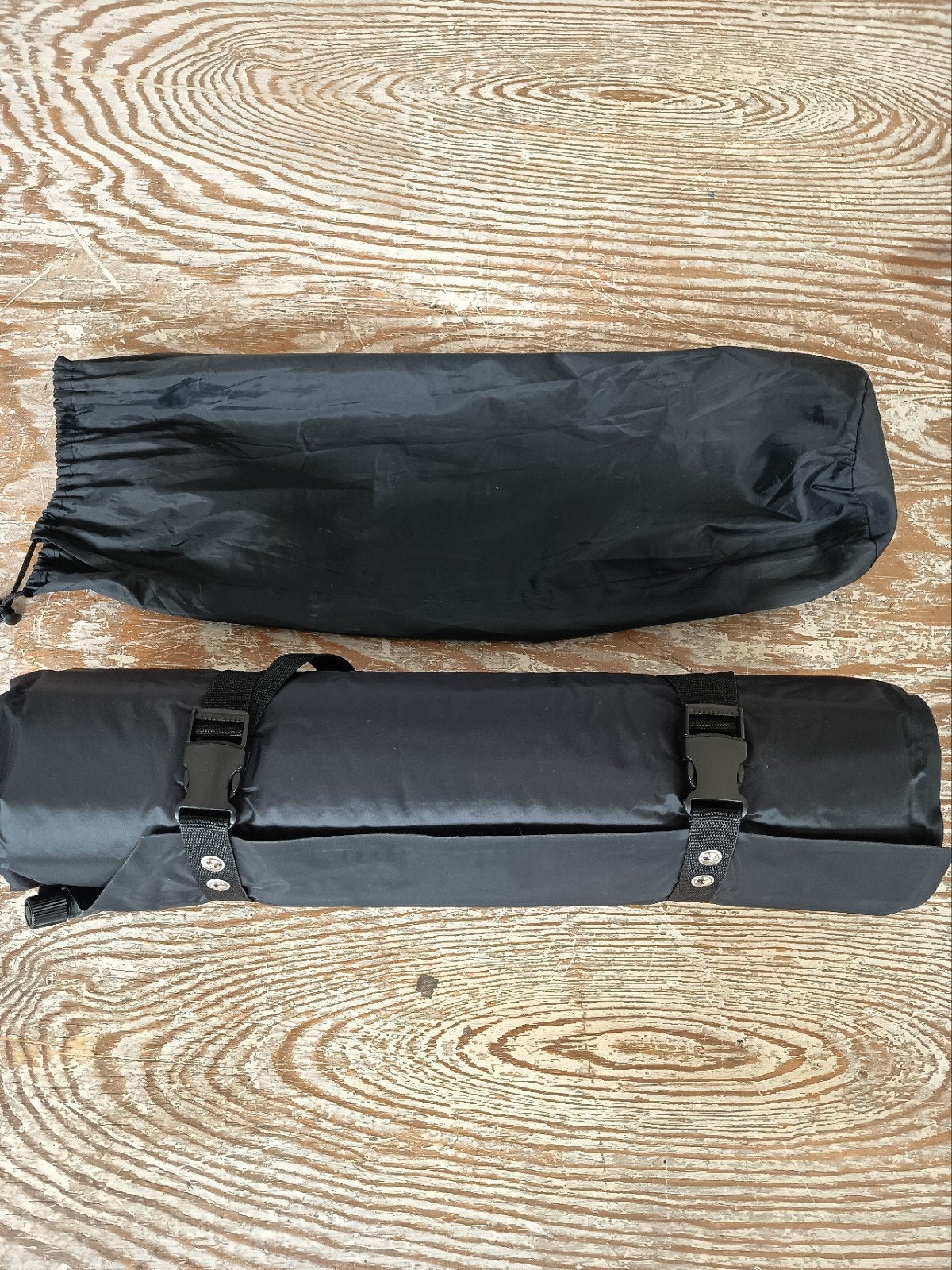 Zwart opblaasbaar matras voor 1 persoon, Caravans en Kamperen, Ophalen of Verzenden, Nieuw