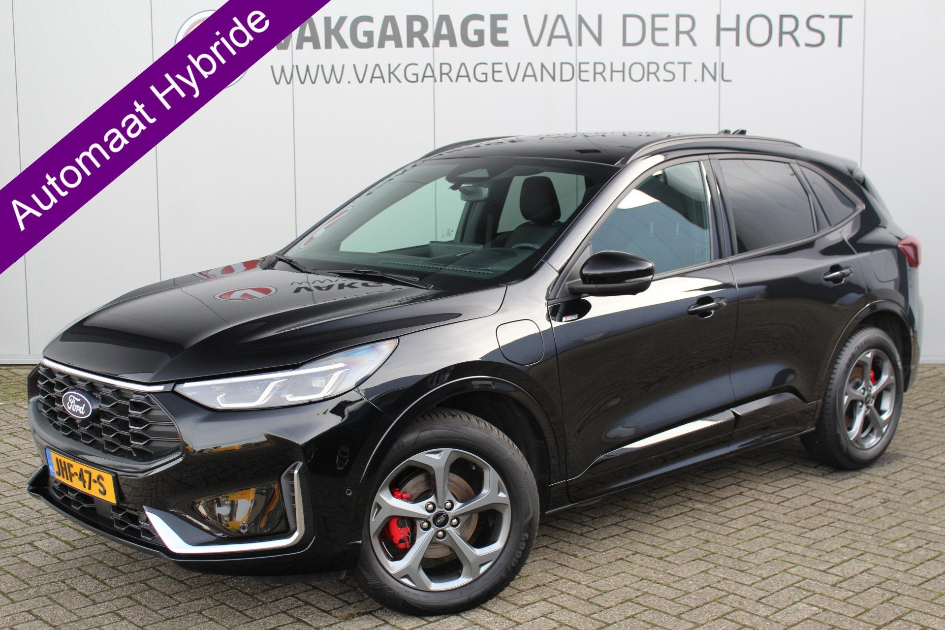 Ford Kuga 2.5-243pk PHEV ST-Line X. Trekgewicht 2.100kg. Nie, Auto's, 14 kWh, Gebruikt, Zwart, Bedrijf