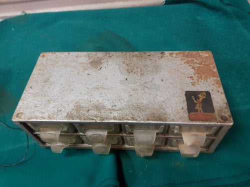 caco vintage  opberg bakjes van metaal, Ophalen of Verzenden, 'T Olde Gre-j, Info@toldegrej.nl, Endepoelstraat 20f Didam