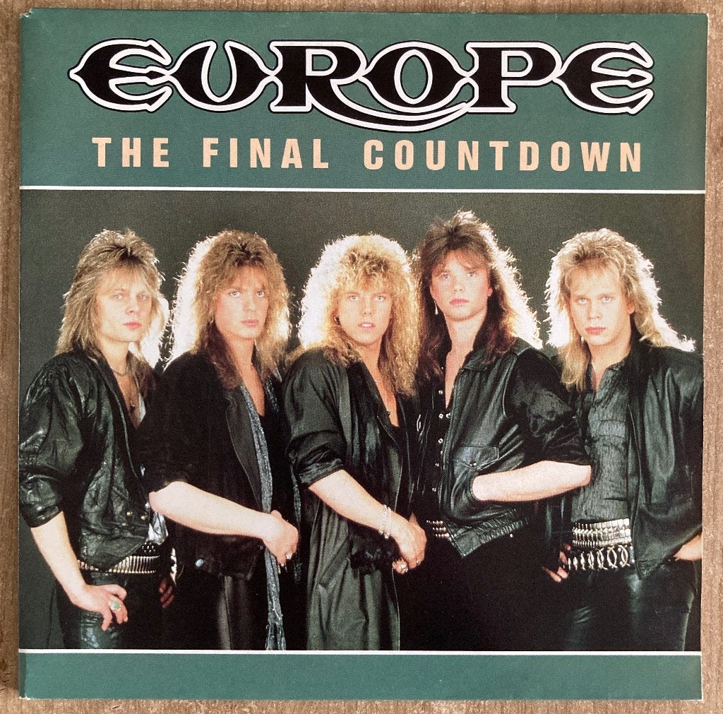 Europe - The Final Countdown - 7" single - 1986 - Epic 7127, Hardrock, Originele persing, 7 inch, Ophalen of Verzenden