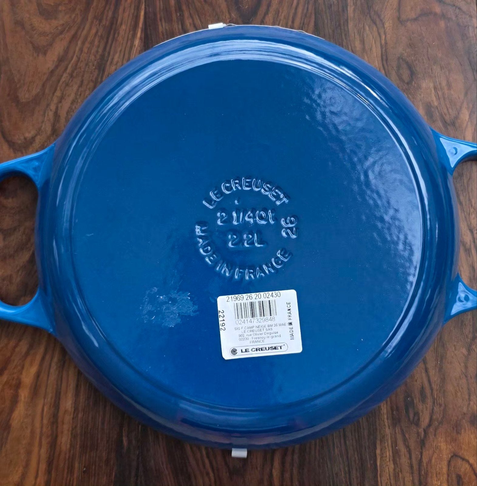 Le Creuset Noël Collection Snowflake Braiser (DISCONTINUED), Huis en Inrichting, Ophalen of Verzenden, Nieuw, Overige stijlen