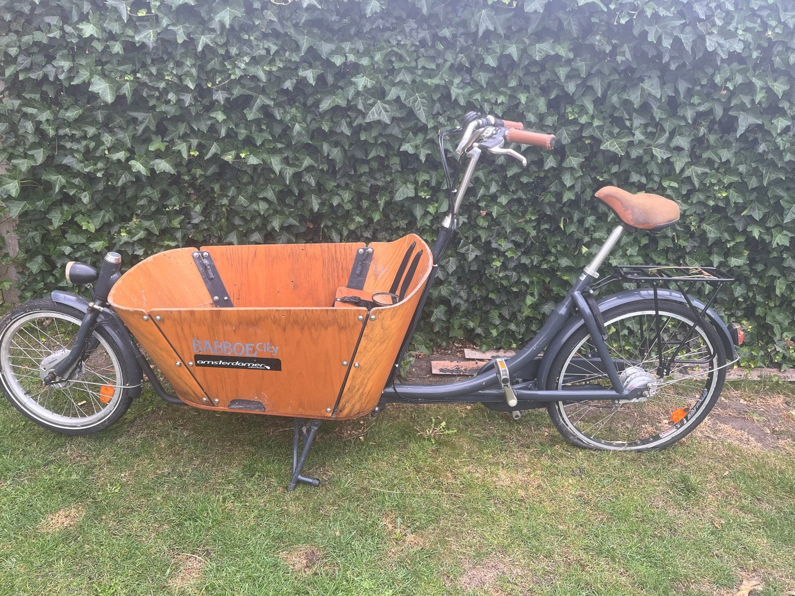 Elektrische Babboe City bakfiets, Gebruikt, 2 kinderen, Trommelrem, Ophalen