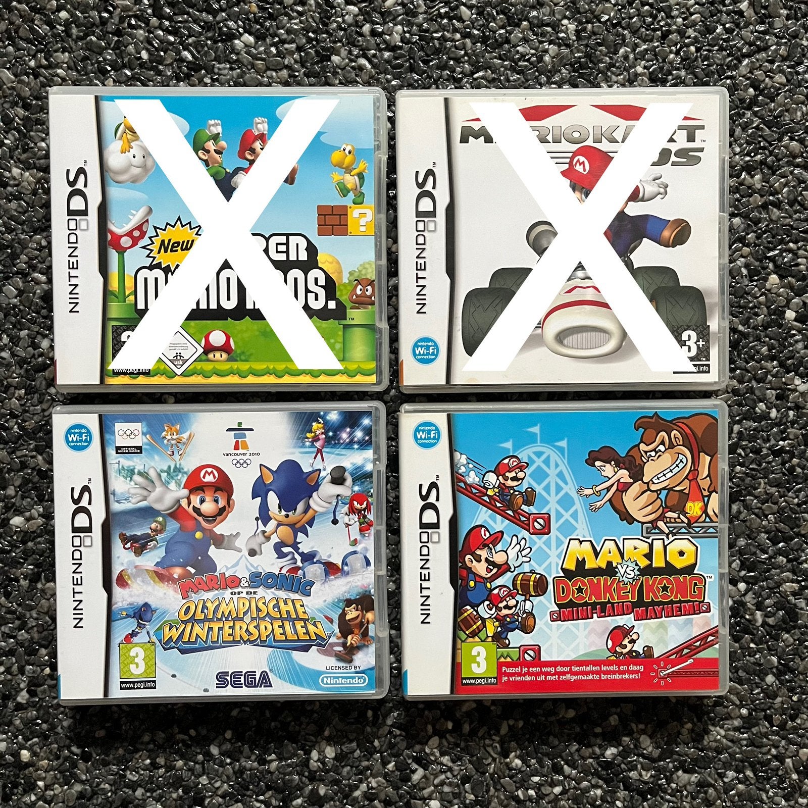 Super Mario Bros Lot voor Nintendo DS/2DS/3DS, 1 speler, Ophalen of Verzenden, Zo goed als nieuw, Vanaf 3 jaar