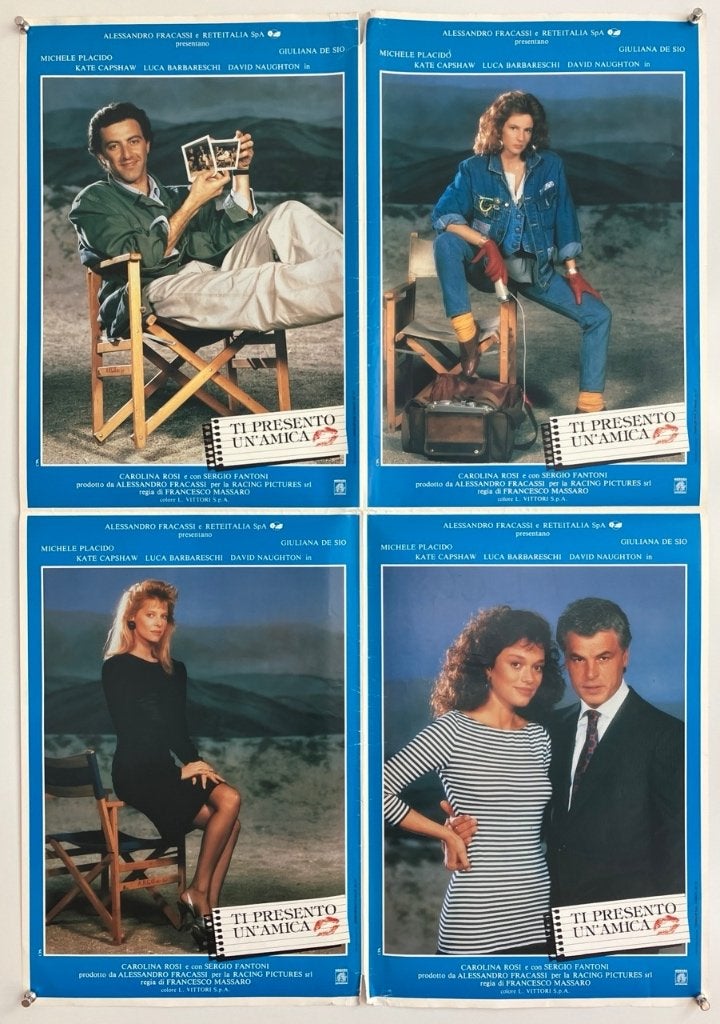 Ti Presento Un'Amica (1988) - Originele filmposter, Verzamelen, Ophalen of Verzenden, Gebruikt, A1 t/m A3, Film en Tv