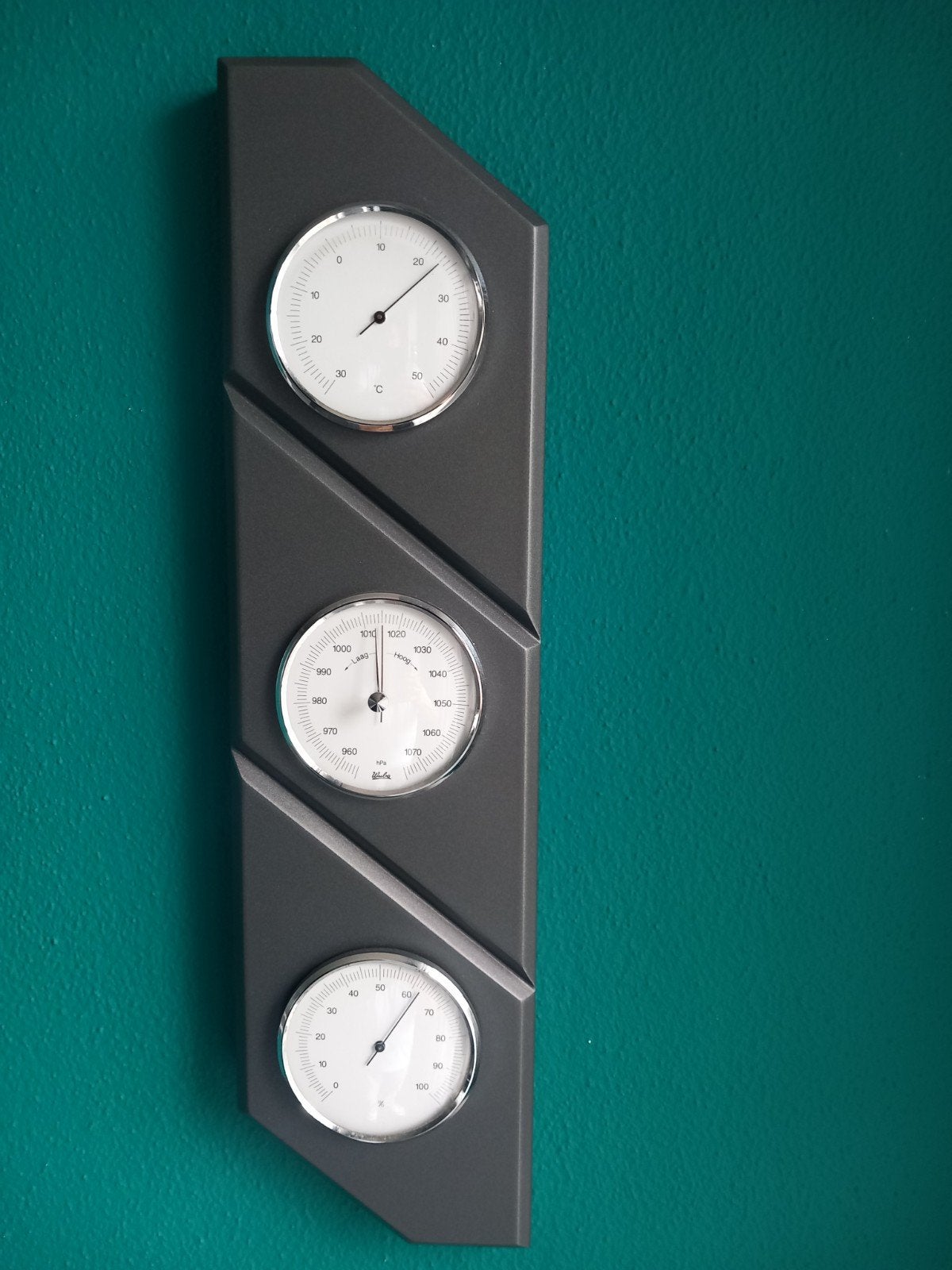 Wuba Weerstation met Barometer, Thermometer en Hygrometer., Ophalen of Verzenden, Zo goed als nieuw, Weerstation