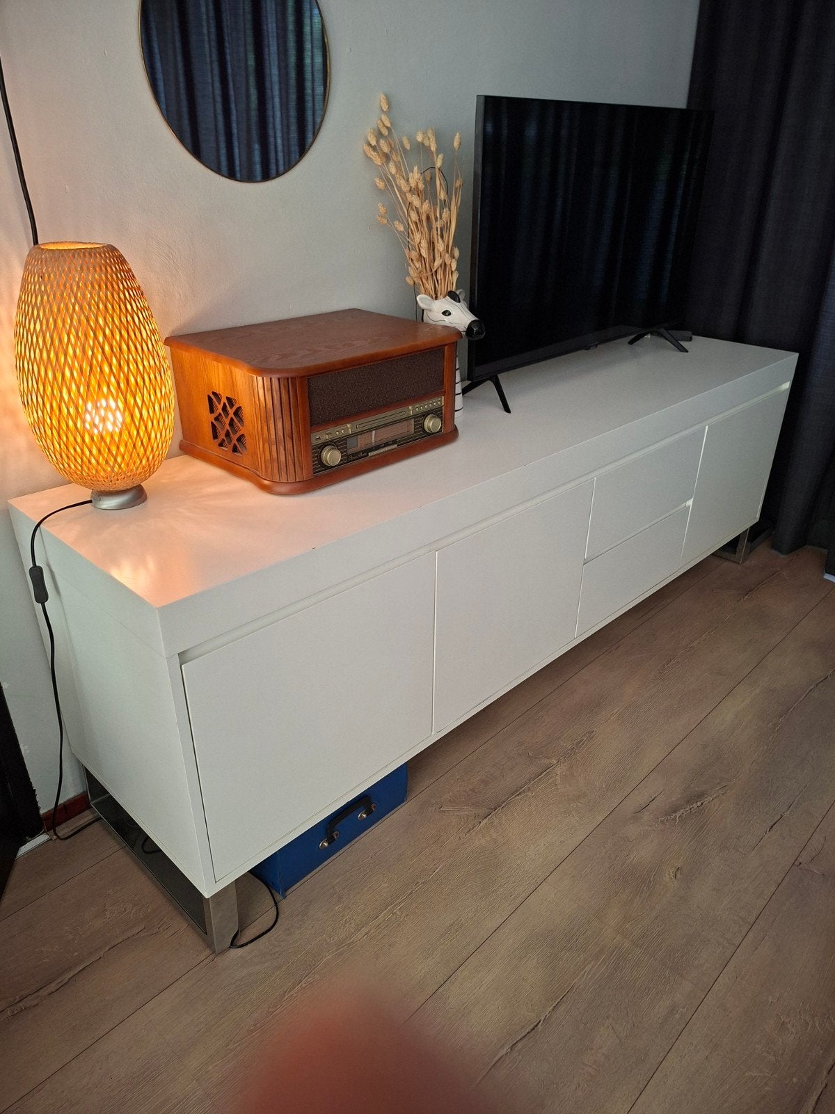 Trendhopper dressoir/tv-meubel met klein beschadiginkje, Ophalen of Verzenden, Gebruikt, 25 tot 50 cm, Minder dan 100 cm