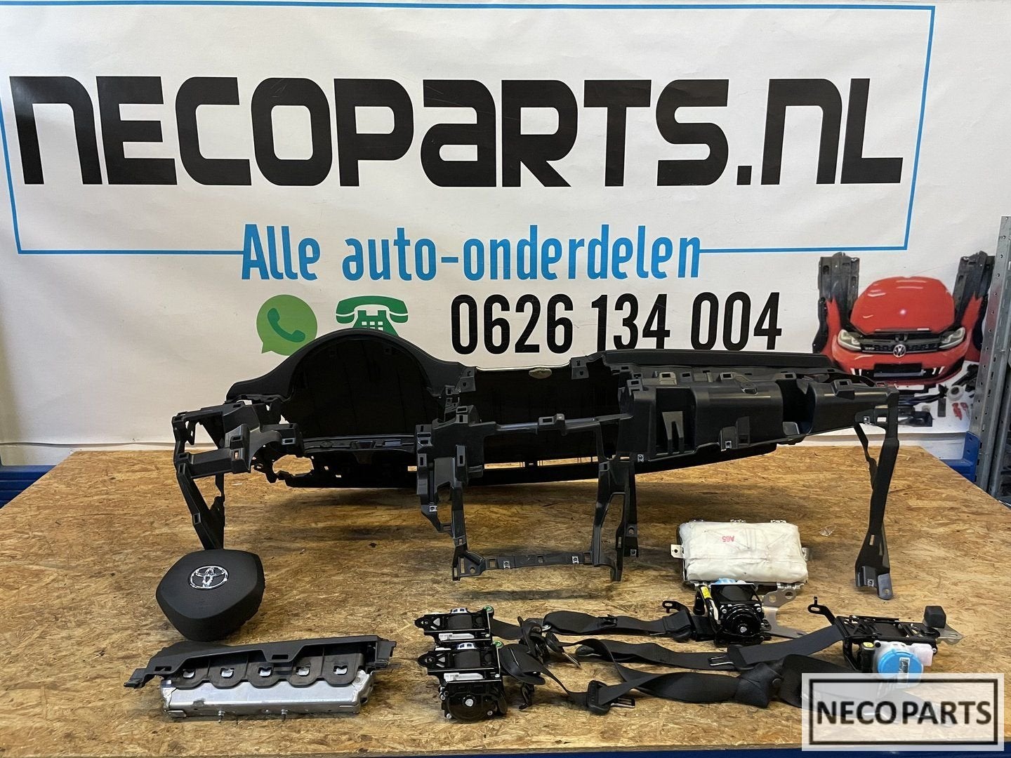 TOYOTA CHR C-HR CH-R AIRBAGSET AIRBAG DASHBOARD ORIGINEEL, Auto-onderdelen, Dashboard en Schakelaars, Gebruikt, -, -, Ophalen of Verzenden