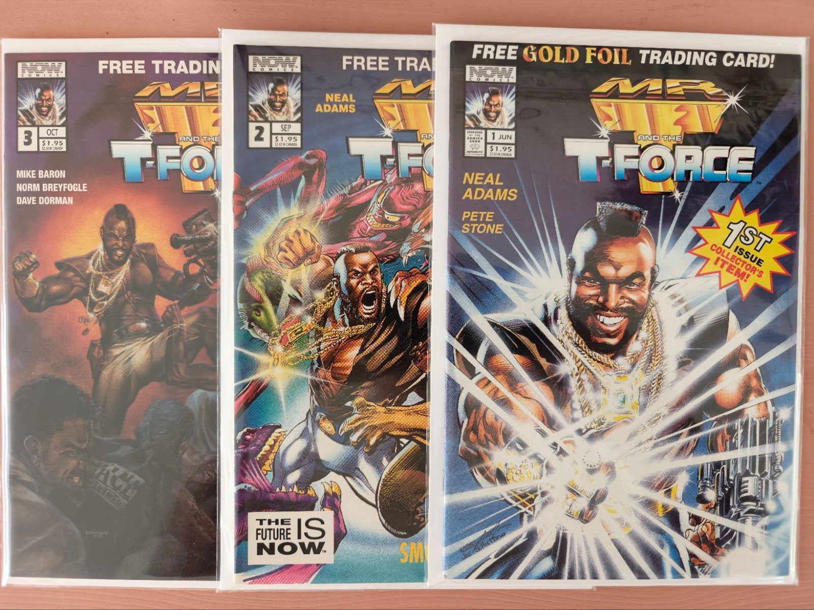Mr. T & the T-Force #1, #2 en #3 (1993), Amerika, Ophalen of Verzenden, Zo goed als nieuw, Meerdere comics