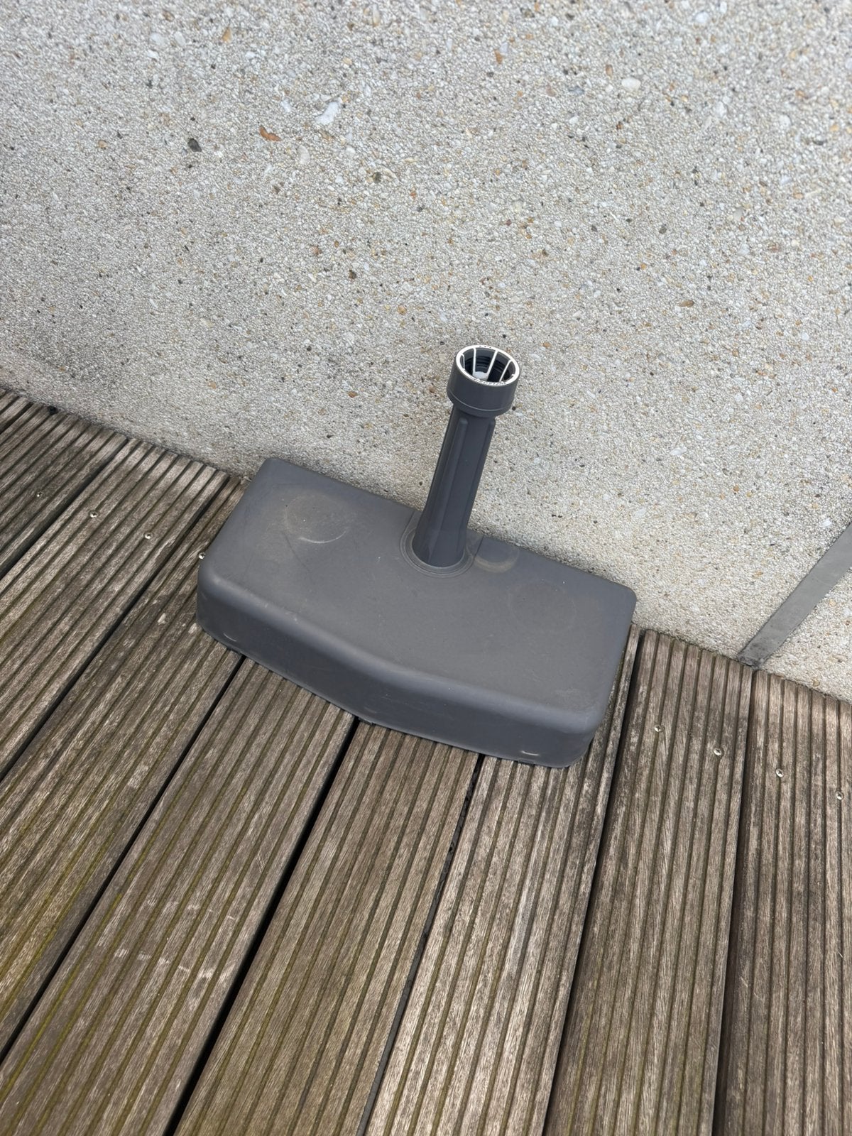 Parasolvoet half, Ophalen, Zo goed als nieuw, Minder dan 1 meter, Parasolvoet