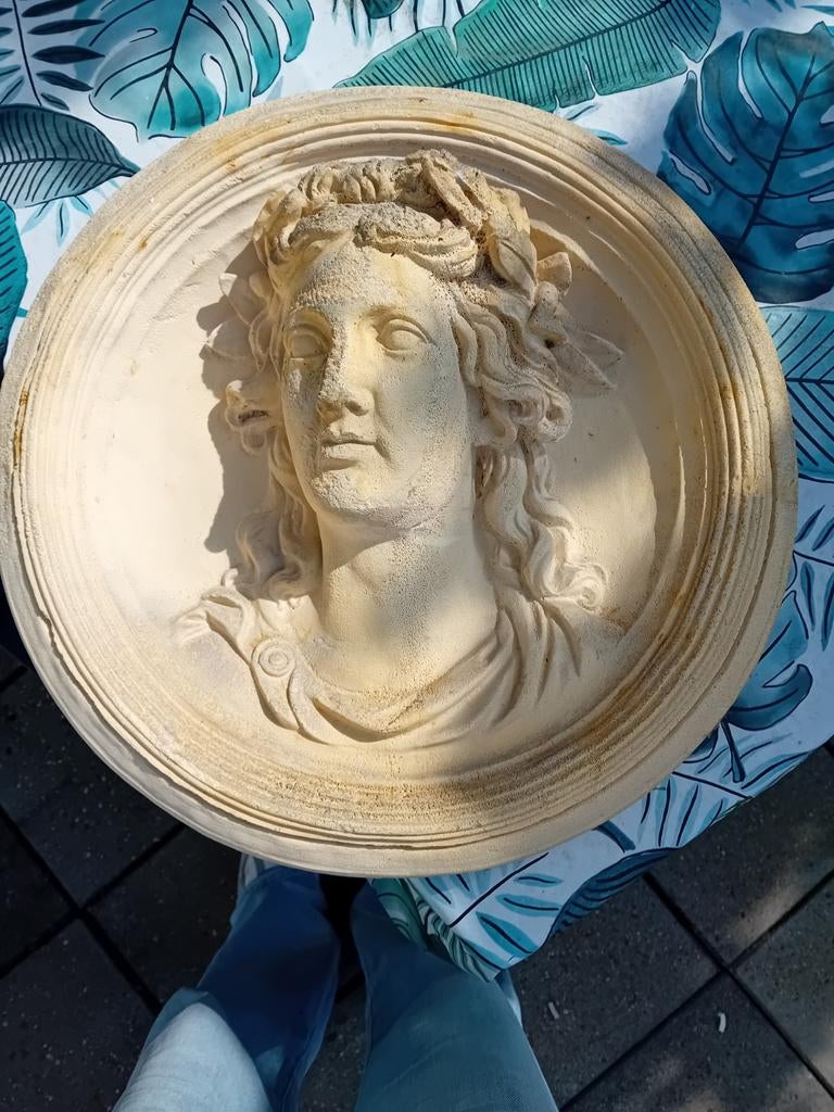Tuin versiering aan muur, Ophalen
