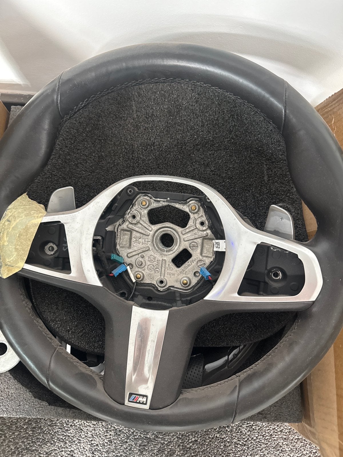 BMW M Sport stuurwiel met schakelflippers (origineel) – Leer, Auto-onderdelen, Ophalen of Verzenden, BMW