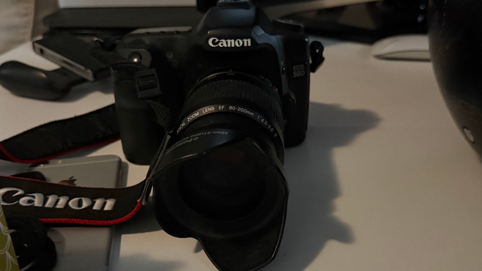 Canon EOS 50d Spiegelreflexcamera met EF 80-200mm lens
