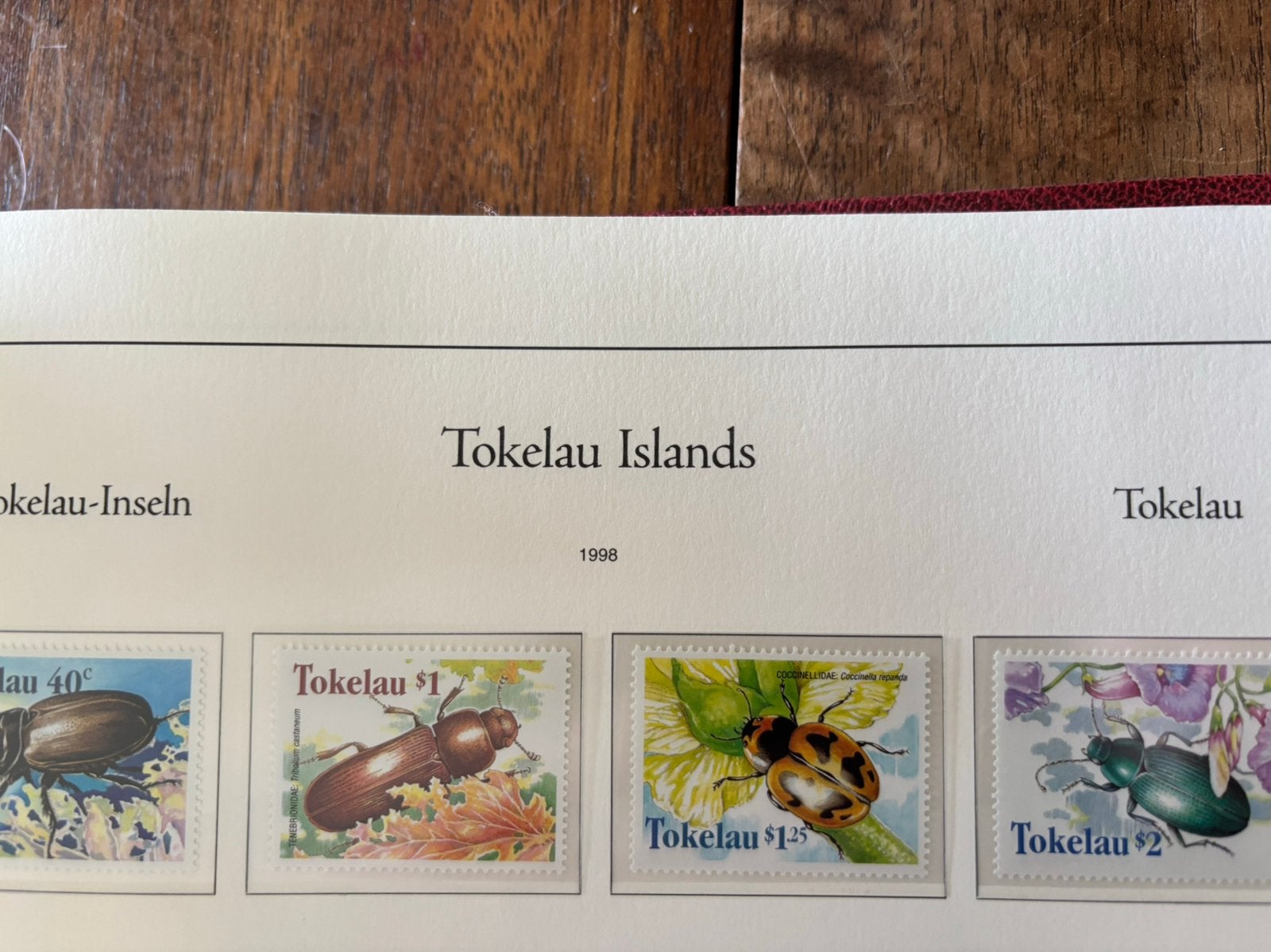 Insecten,Tokelau-Eilanden 1998, Postzegels en Munten, Ophalen of Verzenden, Postfris, Dier of Natuur
