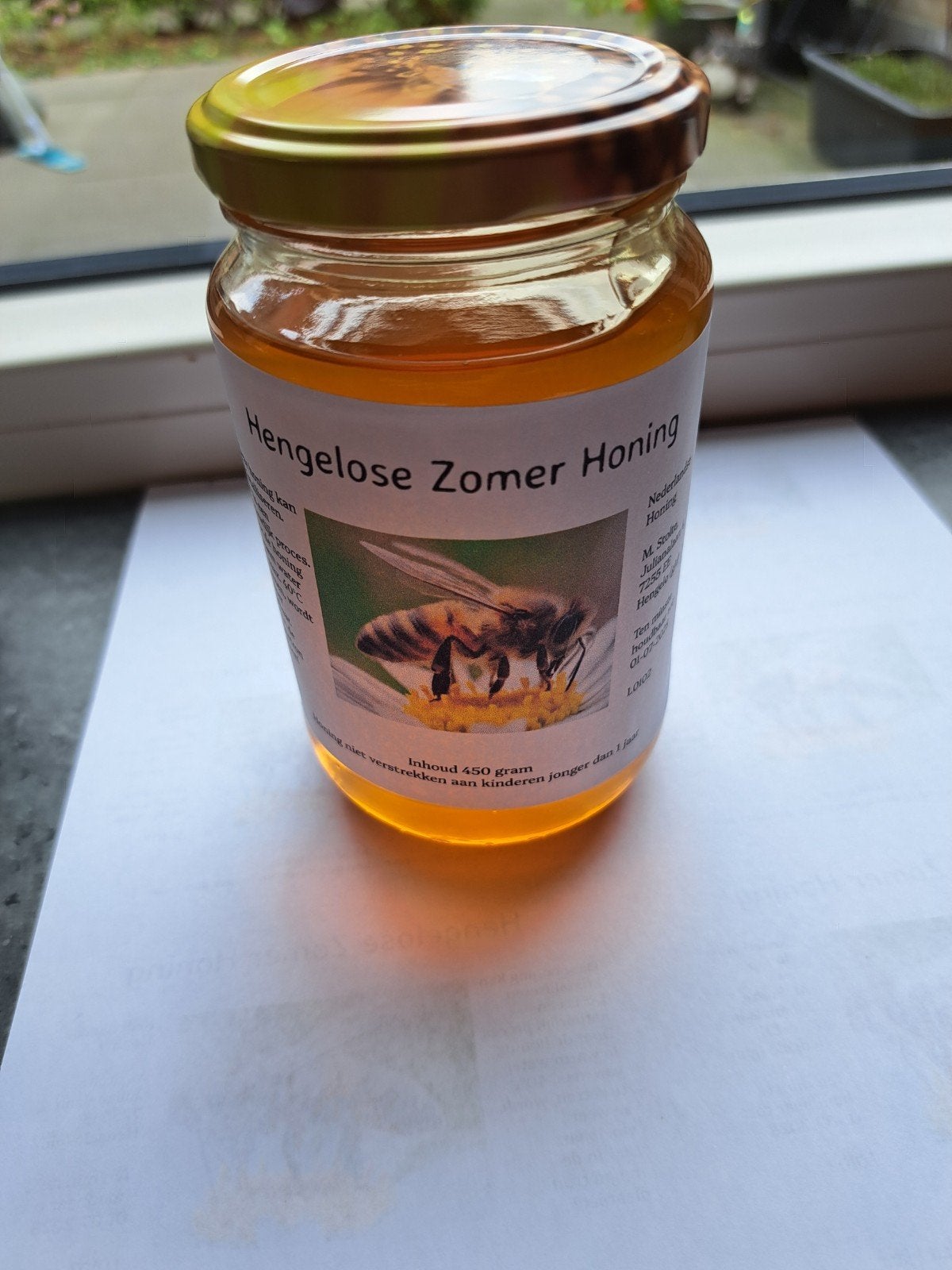 Honing uit eigen Imkerij, Diversen, Ophalen