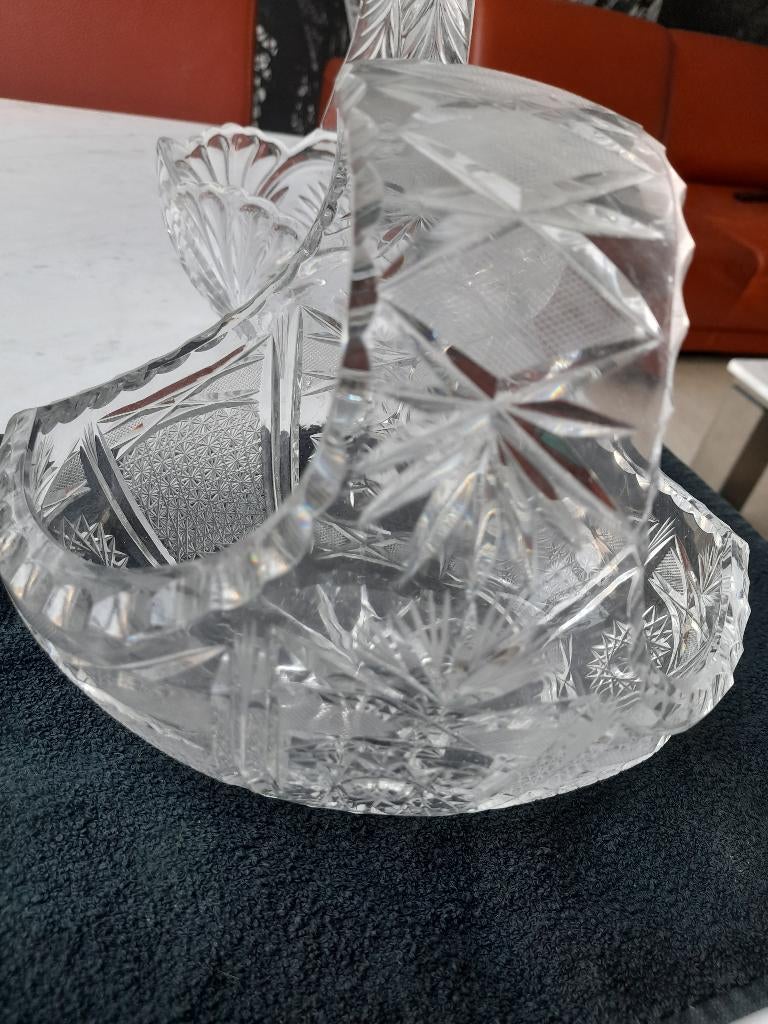 Kristal mand uit polen, Antiek en Kunst, Antiek | Glas en Kristal, Ophalen