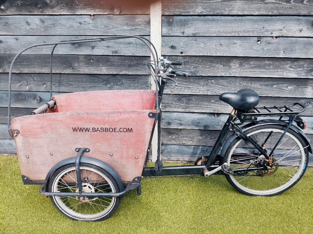 Babboe Big Bakfiets, 4 kinderen of meer, Gebruikt, Huif, Ophalen