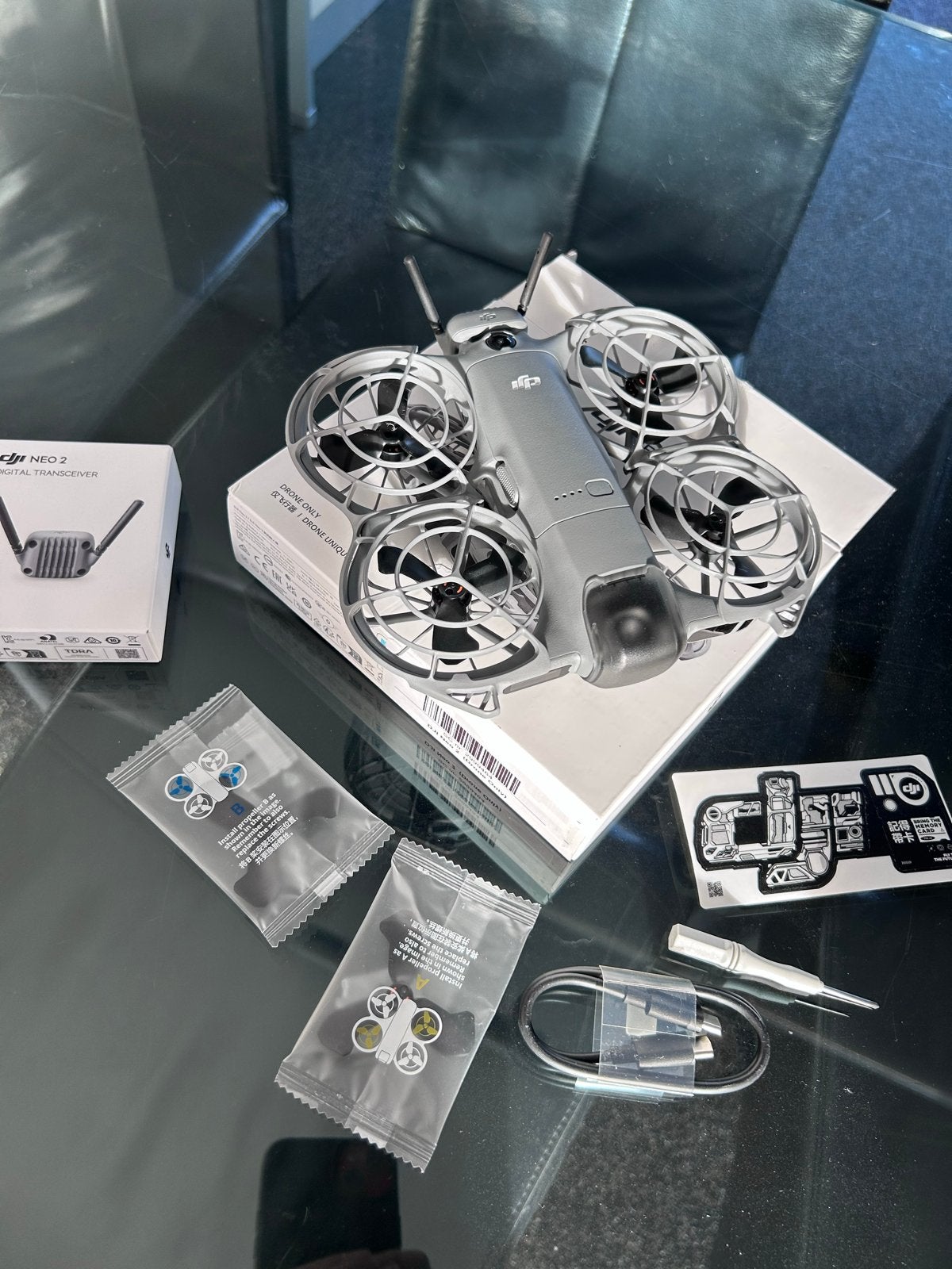 DJI Neo 2 Drone met accessoires ( zonder controller), Audio, Tv en Foto, Ophalen, Cameradrone, 15 tot 30 minuten, Zo goed als nieuw