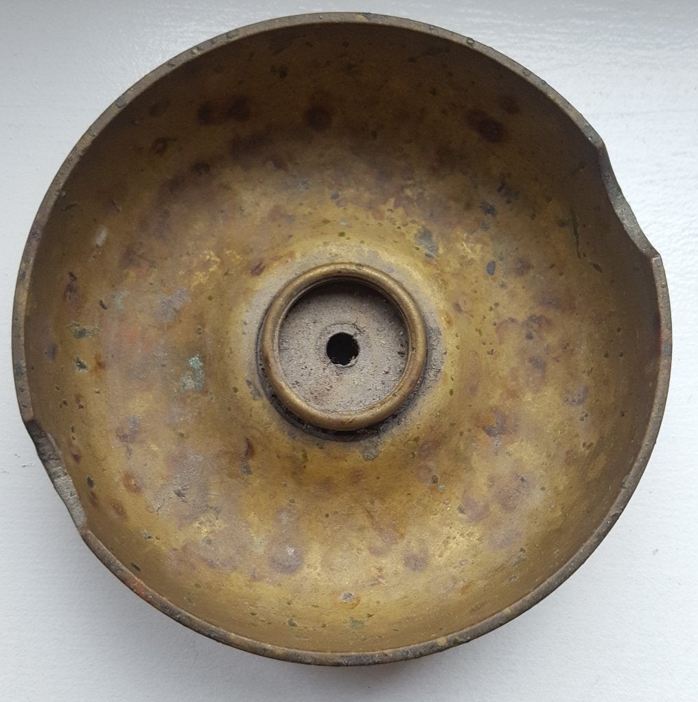 asbak van een messing granaathuls (1008), Ophalen of Verzenden, Gebruikt, Asbak