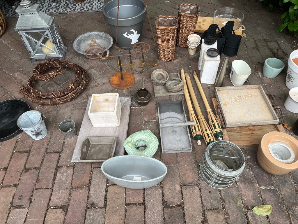 Bloempotten en decoratie, Ophalen, Overige materialen, Gebruikt, Minder dan 40 cm