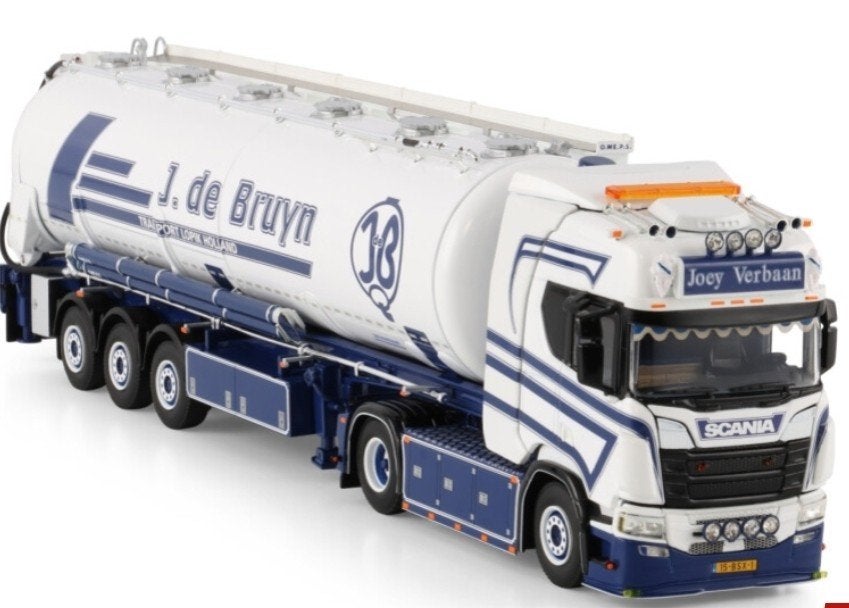 WSI SCANIA + BULK TRAILER - DE BRUYN - JOEY VERBAAN, Wsi, ., Nieuw, Ophalen of Verzenden
