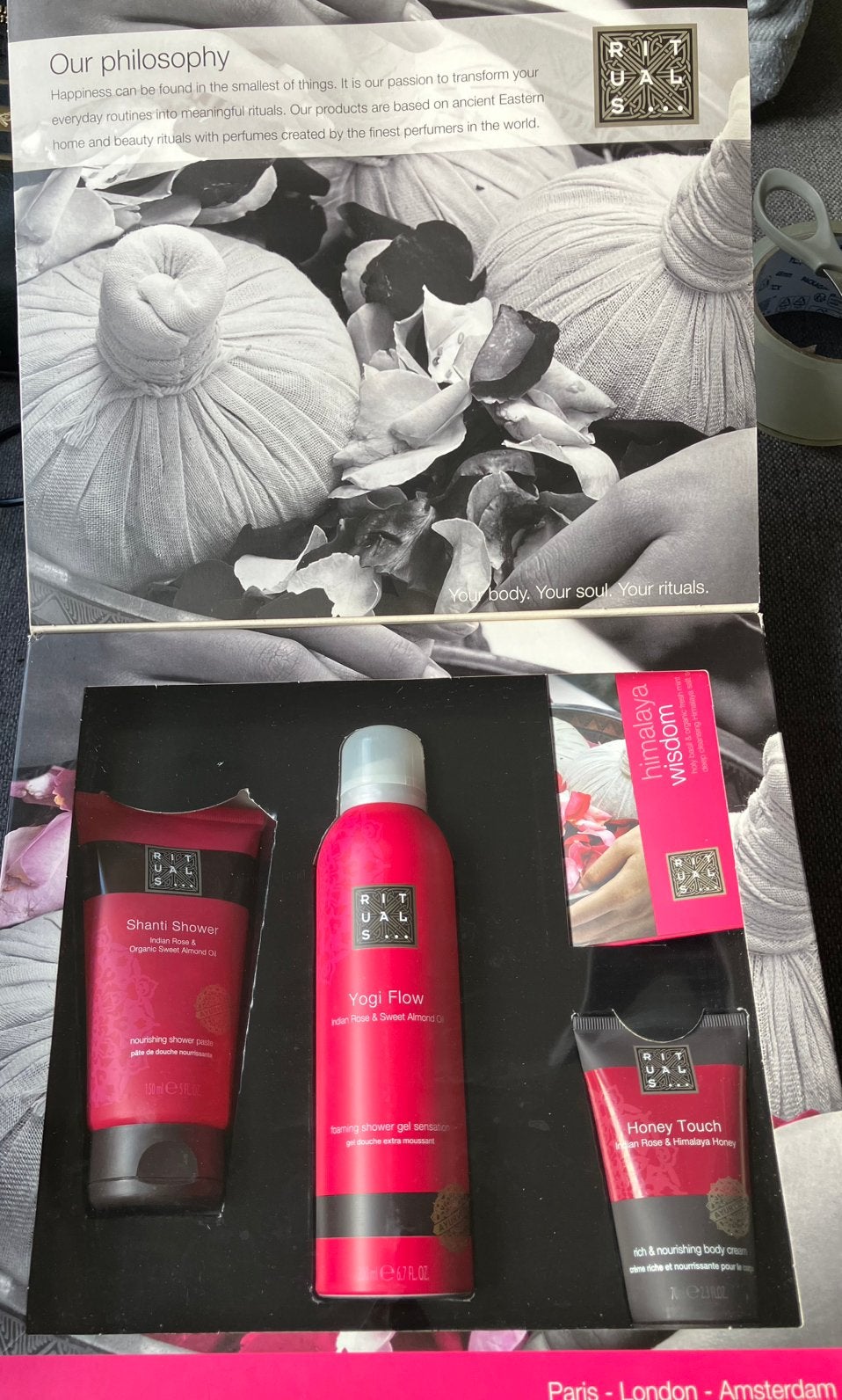 Ayurveda Rituals Cadeauset Large giftset giftbox cadeaubox, Ophalen of Verzenden, Nieuw, Bad & Douche