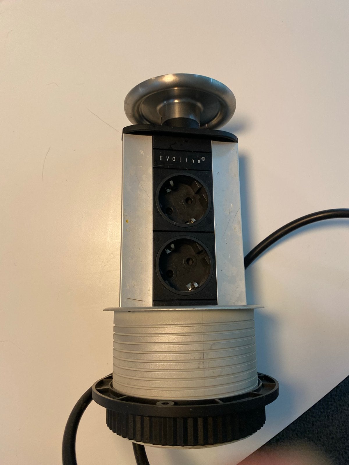 Evoline Pop-Up Stopcontact - 2x stopcontact, Ophalen of Verzenden, Gebruikt, Overige merken, Stopcontact