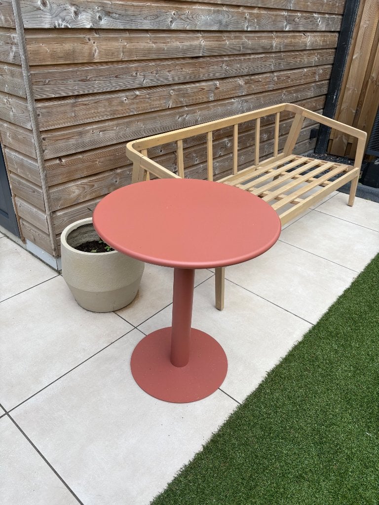 Tafeltje voor in de tuin, Ophalen, Nieuw, Rond, Metaal