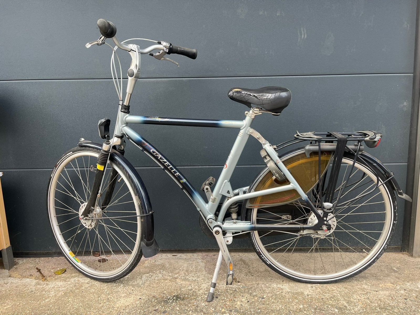 Gazelle goldline herenfiets 57cm, 57 tot 61 cm, Ophalen, Zo goed als nieuw, Gazelle