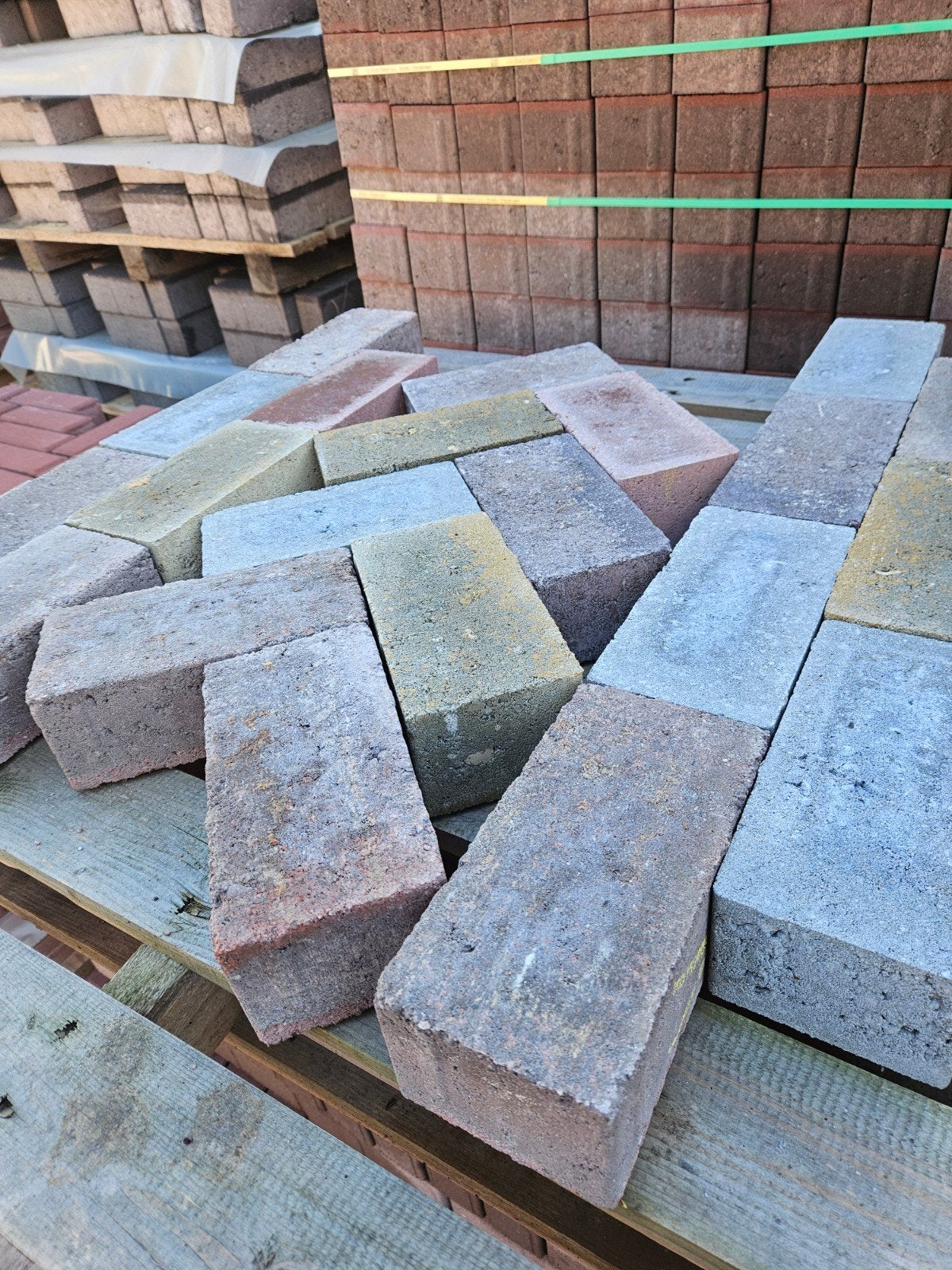 betonklinker 8cm cm brons, Ophalen of Verzenden, Nieuw, Beton, Klinkers