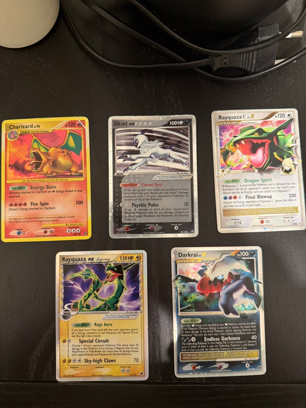 Vintage Pokemonkaarten (Charizard - Rayquaza etc), Hobby en Vrije tijd, Verzamelkaartspellen | Pokémon, Ophalen of Verzenden, Zo goed als nieuw