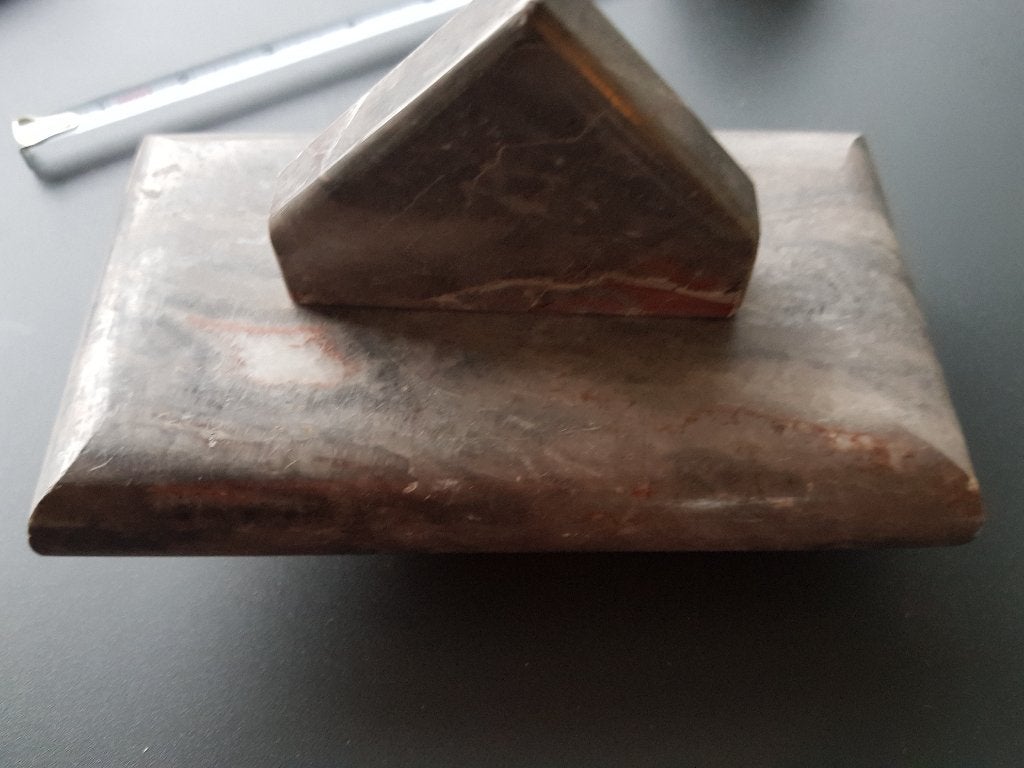 Vintage Marmeren Inktvlekker / Papiergewicht / blotter, Antiek en Kunst, Ophalen of Verzenden