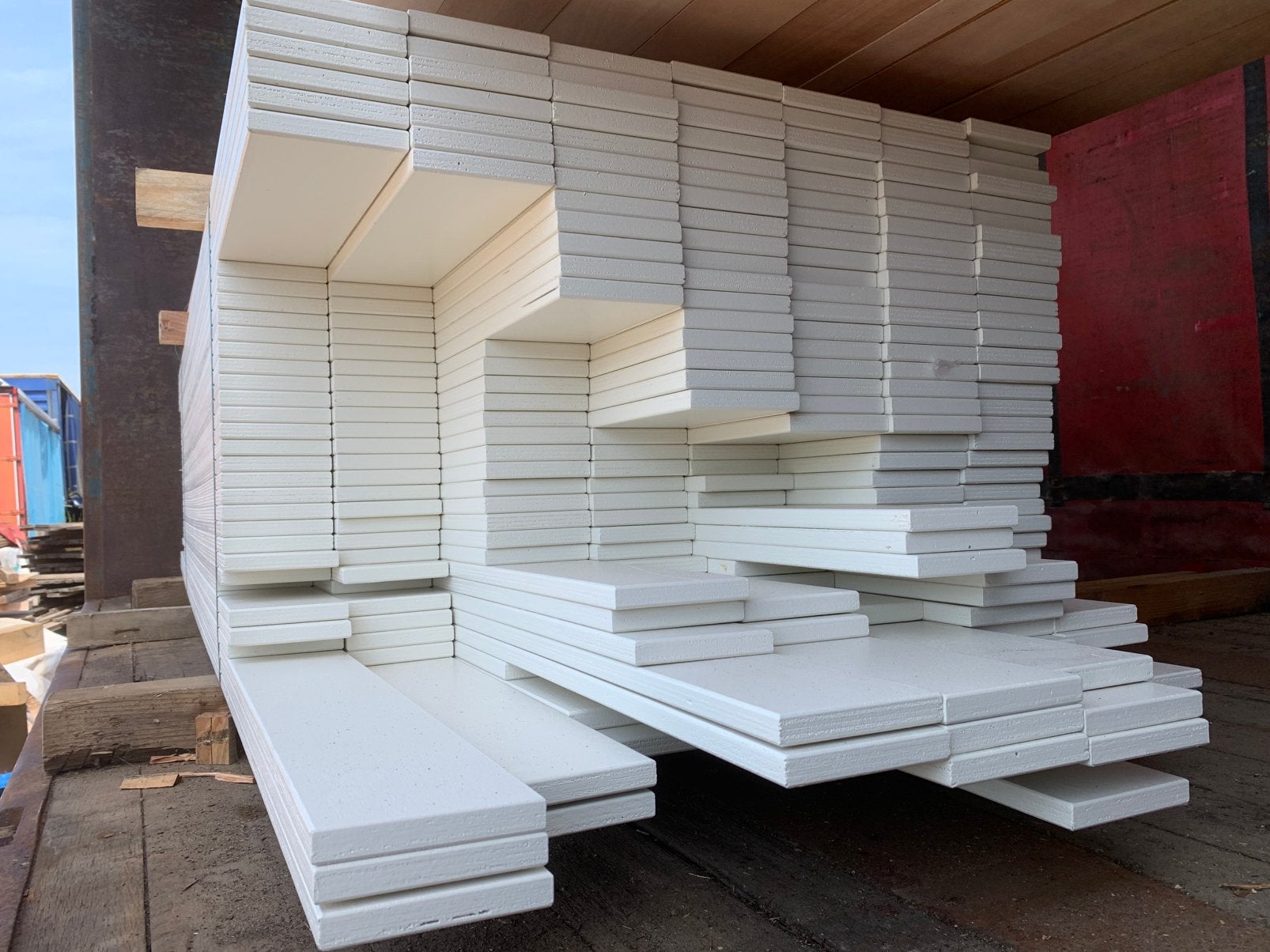 Okoume wbp , betonplex stroken boeideel, Ophalen, Nieuw, Betonplex