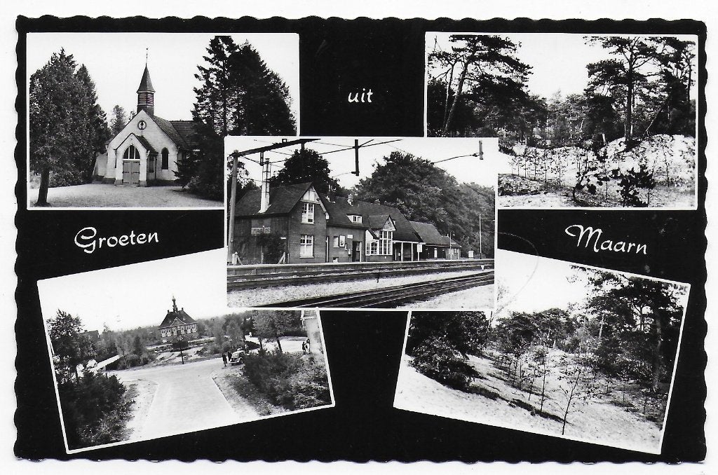 Maarn Ongelopen Ansichtkaart (B6813 ), Ophalen of Verzenden, 1960 tot 1980, Ongelopen