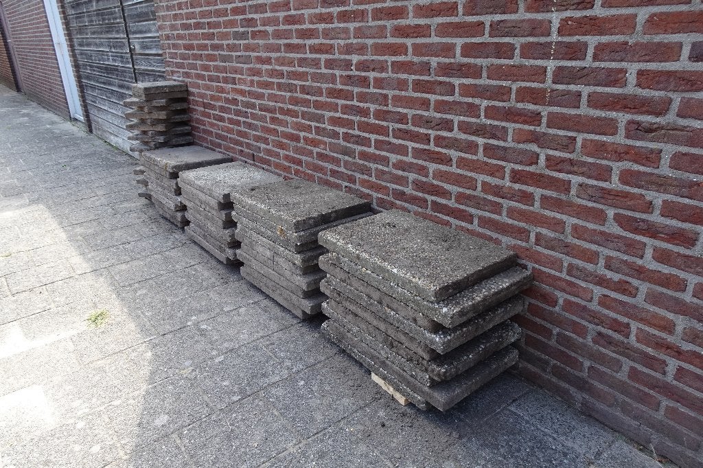 Grindtegels gratis, Tuin en Terras, Ophalen, Gebruikt, 5 tot 10 m², Beton