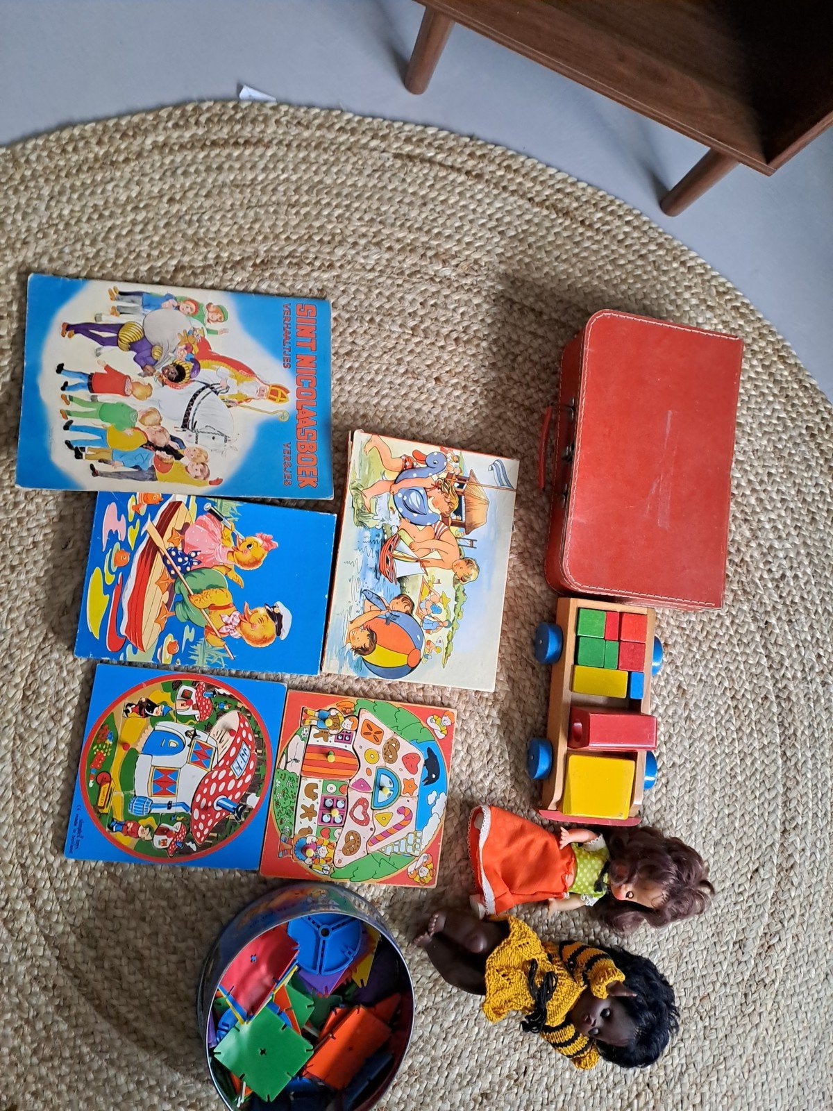 Nostalgisch Speelgoedpakket: Puzzels, Poppen, Patri Bouwset, Antiek en Kunst, Ophalen of Verzenden