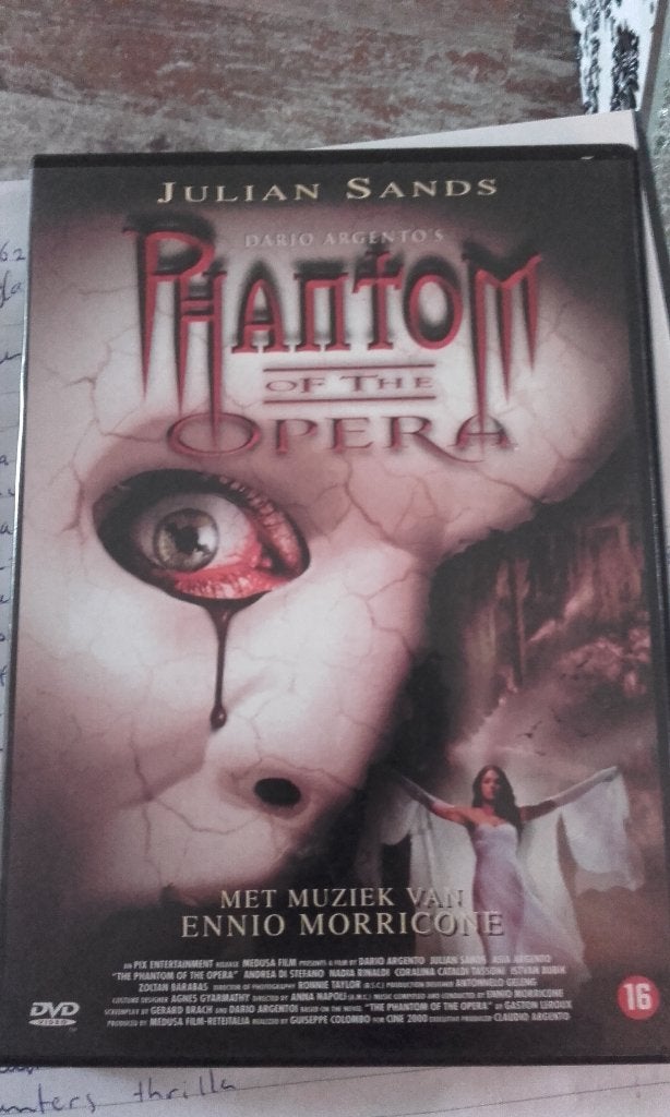 Dario Argento's Phantom of the Opera (DVD) Z68-15, Cd's en Dvd's, Vanaf 16 jaar, Ophalen of Verzenden, Zo goed als nieuw, Horror-komedie