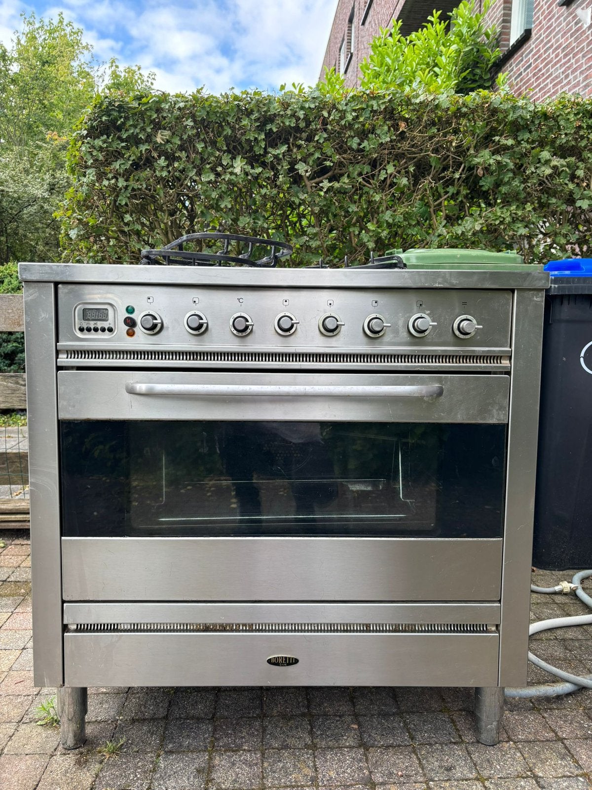 Boretti gasstel, Ophalen, Minder dan 85 cm, Grill, Zo goed als nieuw