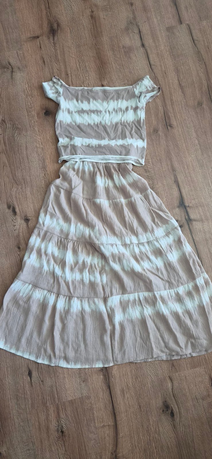 setje rok en shirt bohemian stijl meisje maat 140/146, Ophalen of Verzenden, Zo goed als nieuw, Meisje