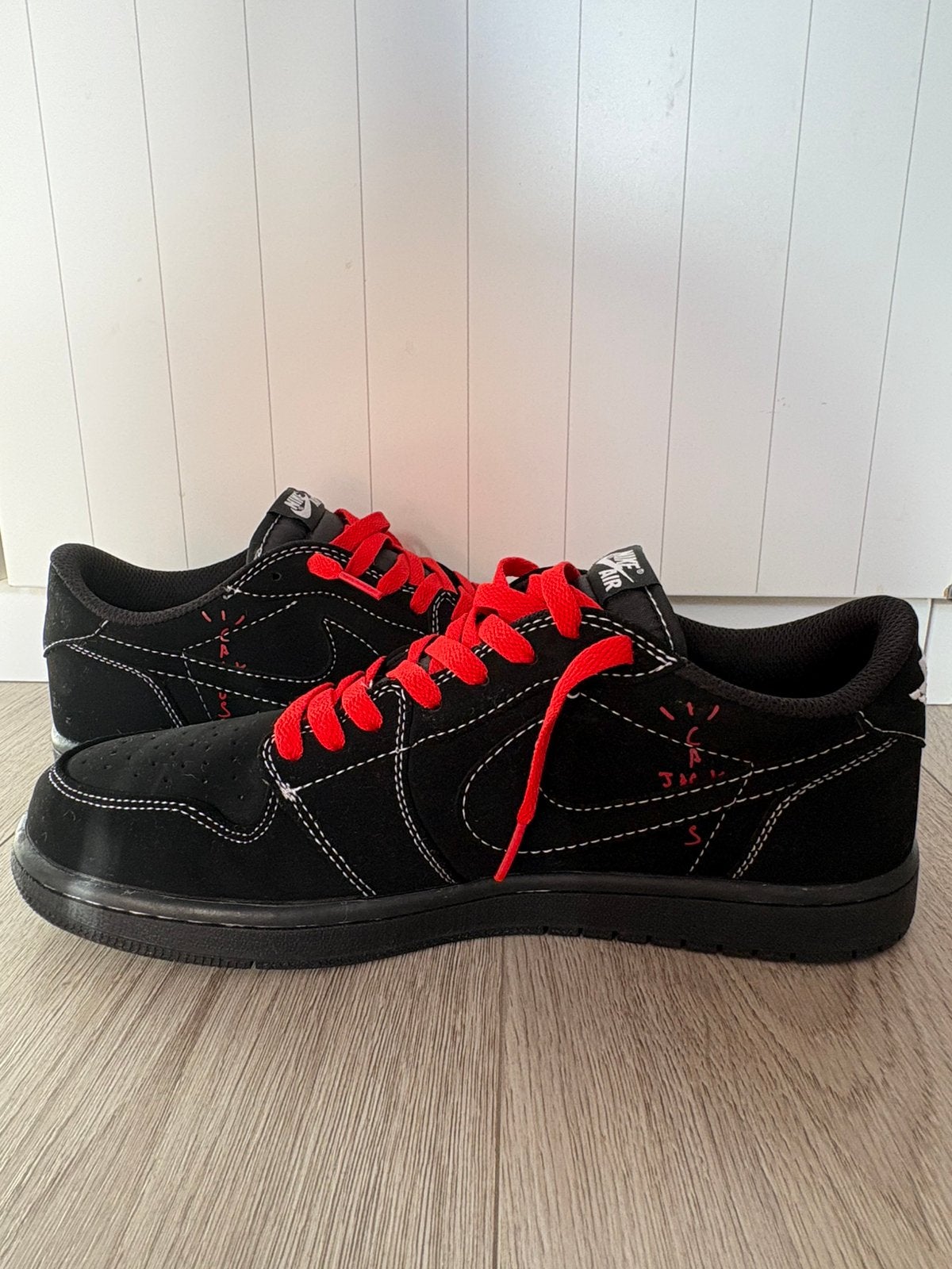 Nike Air Jordan 1 Low Black Phantom, Ophalen of Verzenden, Zo goed als nieuw, Zwart