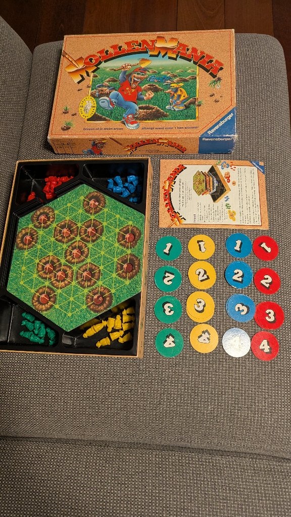 Mollenmania bordspel Ravensburger, Drie of vier spelers, Ophalen of Verzenden, Gebruikt, Ravensburger