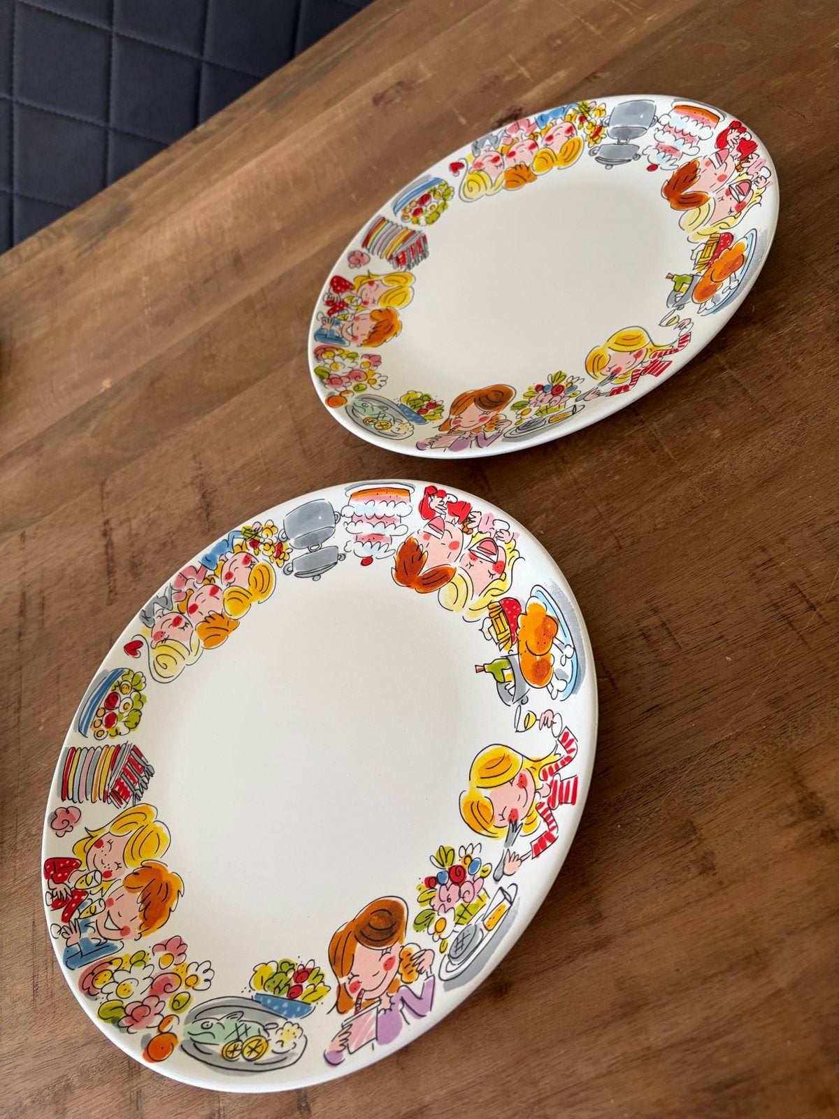 Blond Amsterdam borden 26 cm - set van 2, Ophalen of Verzenden, Zo goed als nieuw, Bord(en), Modern